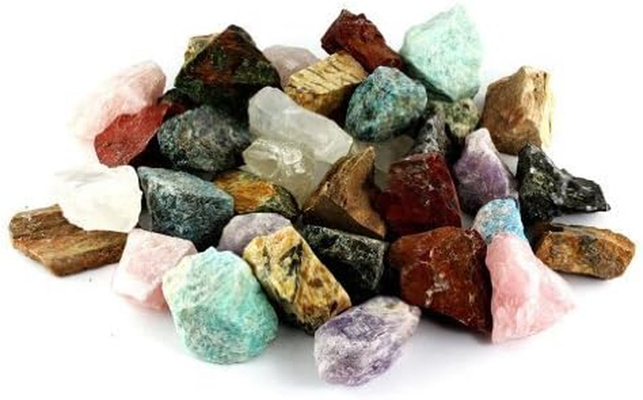 Crystal Allies 1 Pound Bulk Rough Blue Sodalite Reiki Crystal Healing Stones Large 1"