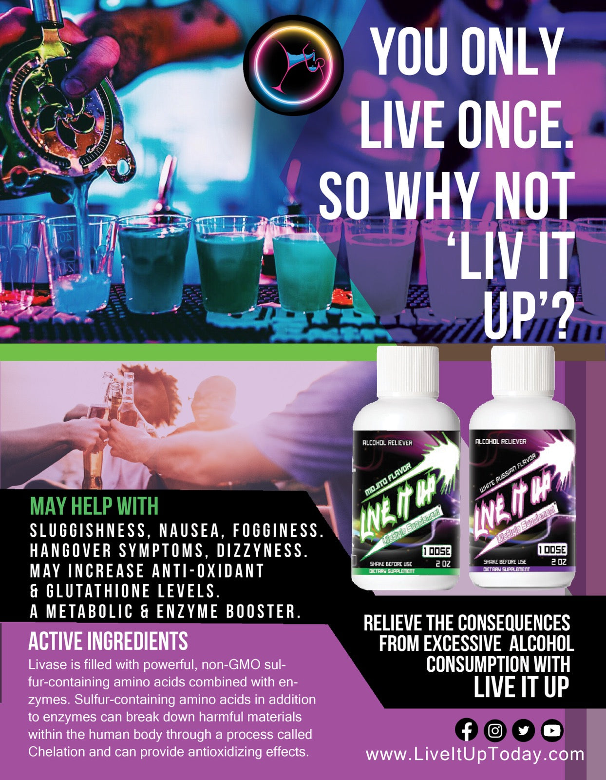 Liv It Up "Alcohol Reliever"